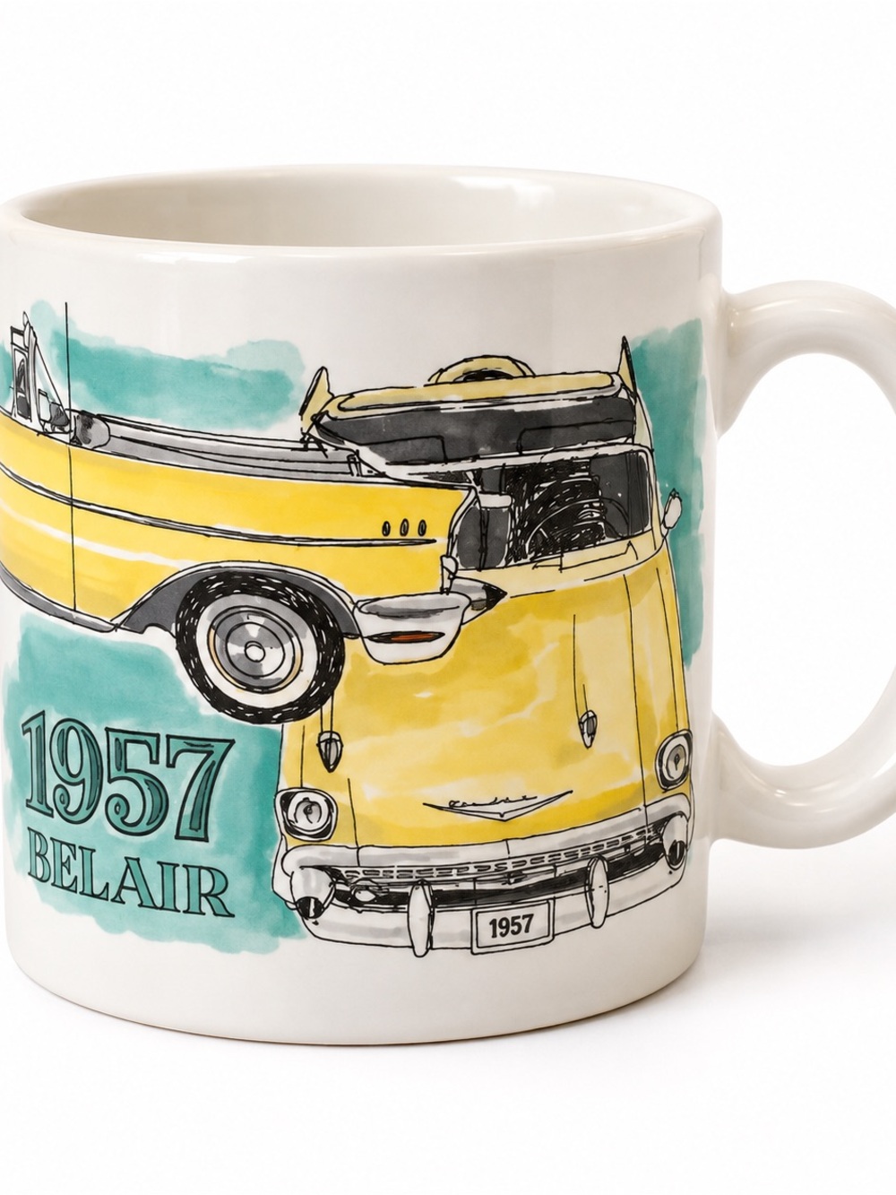 Vintage 1985 Enesco 57 Heaven 1957 Chevy Bel Air Mug – Made in Japan